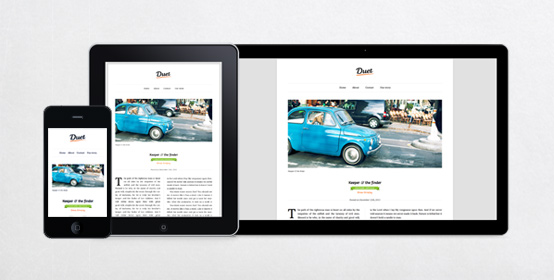 Duet WordPress theme