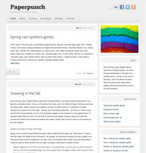 Paperpunch WordPress theme