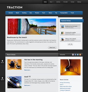 Traction WordPress theme