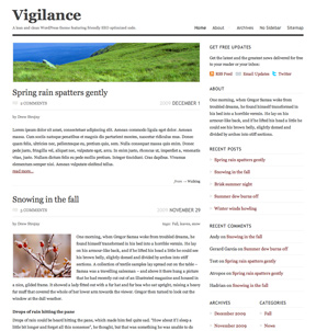 Vigilance WordPress theme