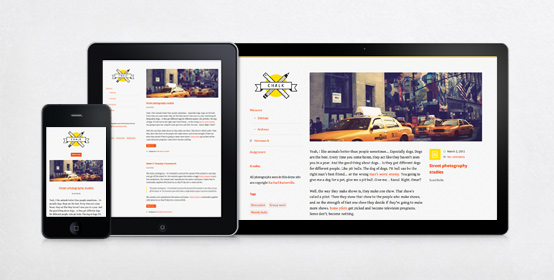 Chalk WordPress theme
