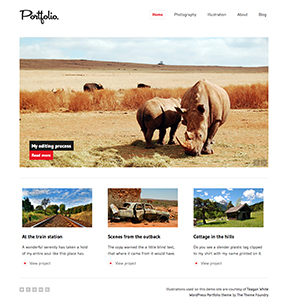 Portfolio WordPress theme