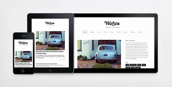 Watson WordPress theme
