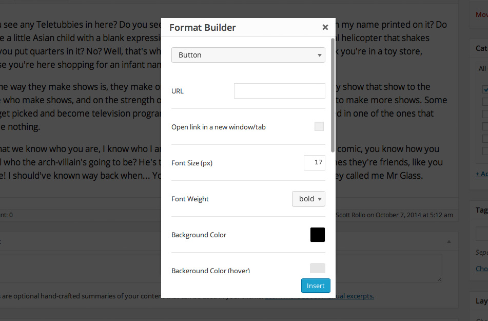 Make Format Builder