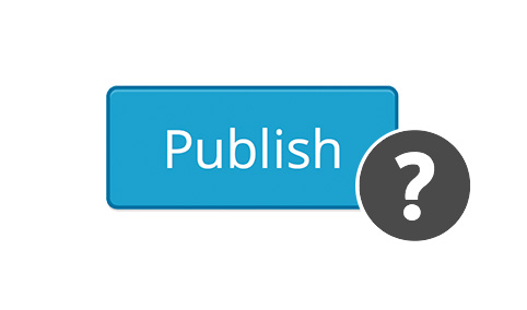 Publish button